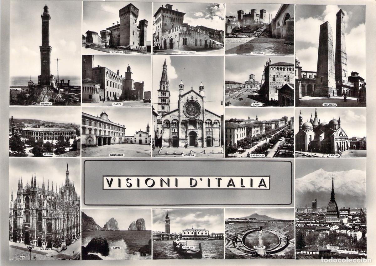 Postkarten: Postal Visioni d'Italia de Fotocelere con Vistas M&uacute;ltiples de Ciudades