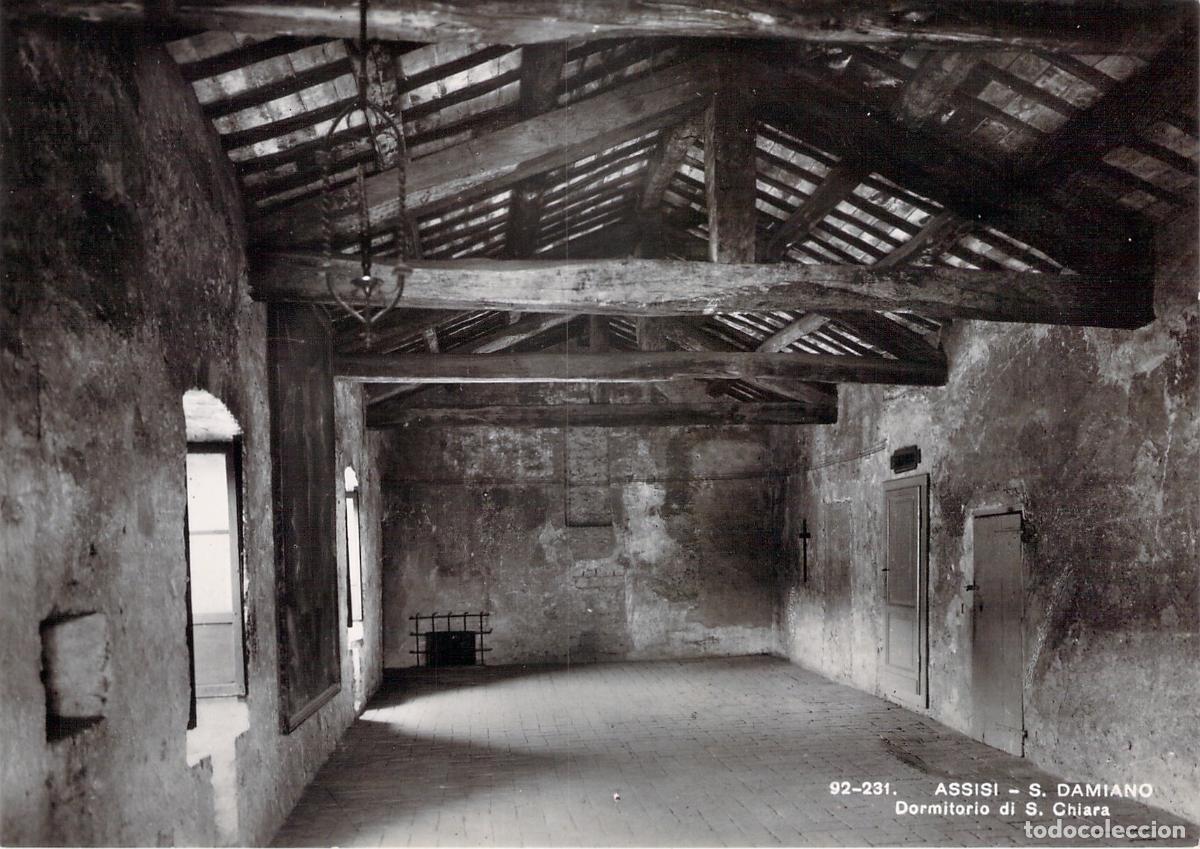 Postkarten: Postal de As&iacute;s, Dormitorio de Santa Clara en San Dami&aacute;n, Italia