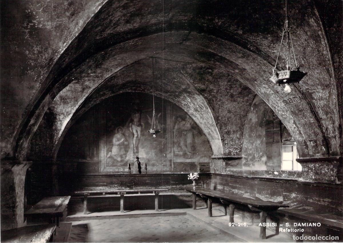 Postkarten: Postal de As&iacute;s, Italia - Refectorio de San Damiano