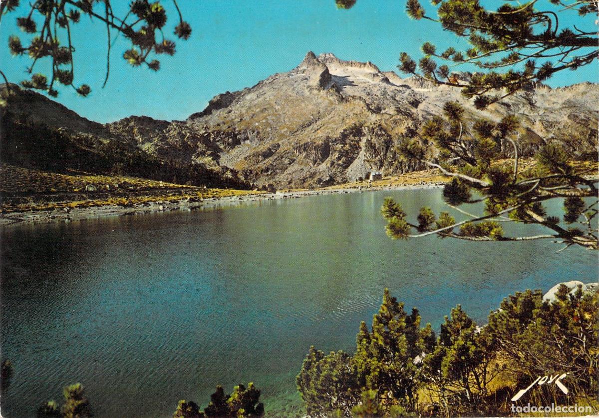 Postkarten: Postal del Macizo de N&eacute;ouvielle y Lago d'Aumar, Pirineos