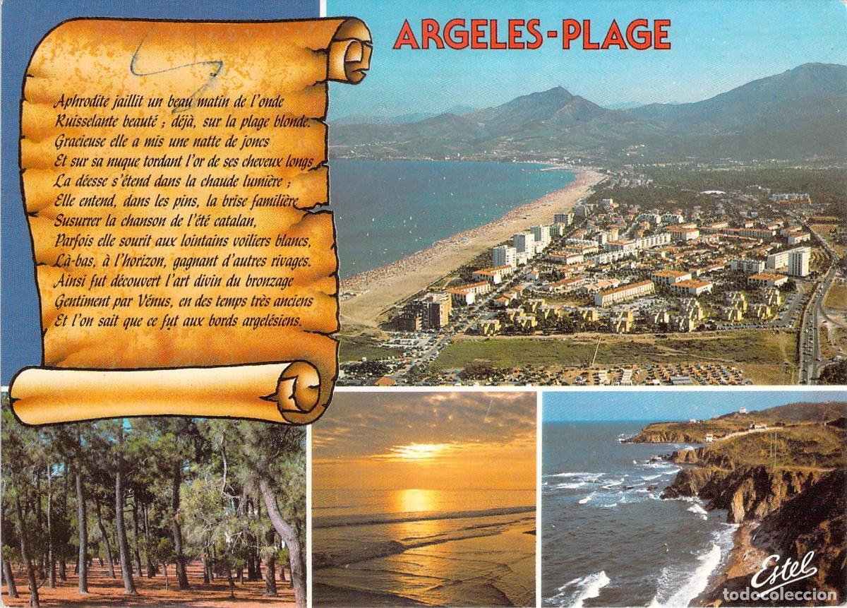 Postales: Postal Tur&iacute;stica de Argel&egrave;s-Plage Francia y Costa Bermeja