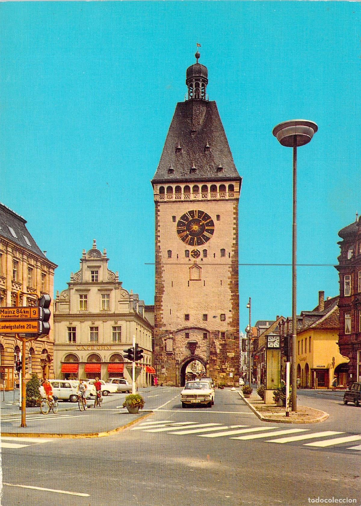 Postales: Postal de la Torre Altp&ouml;rtel en Speyer, Alemania