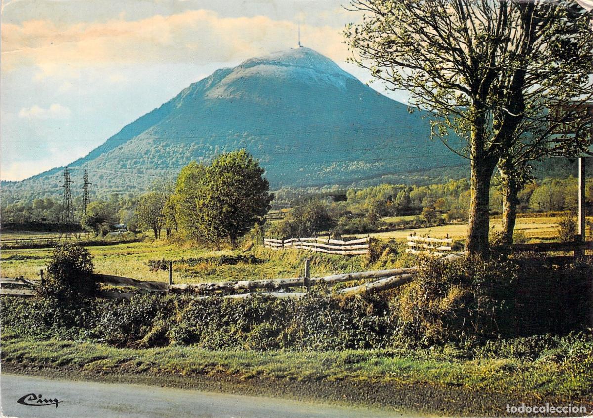 Postales: Postal Paisaje de Le Puy de D&ocirc;me Monta&ntilde;a de Francia