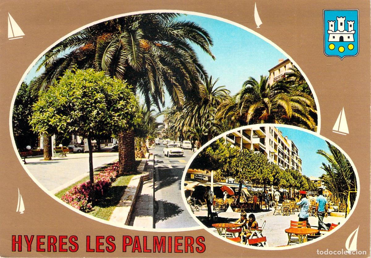 Postales: Postal de Hy&egrave;res les Palmiers Costa Azul Francia