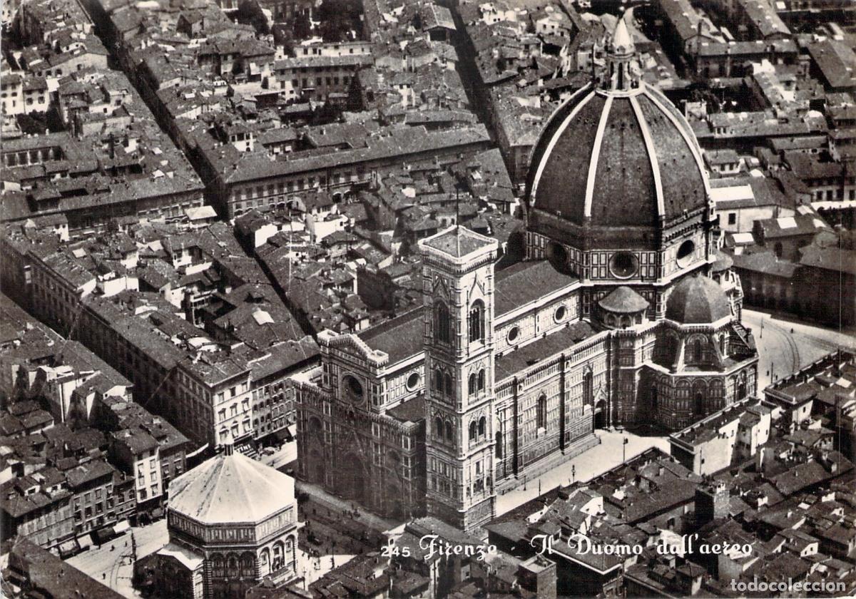 Postales: Postal de la Catedral de Florencia (Il Duomo) Vista A&eacute;rea
