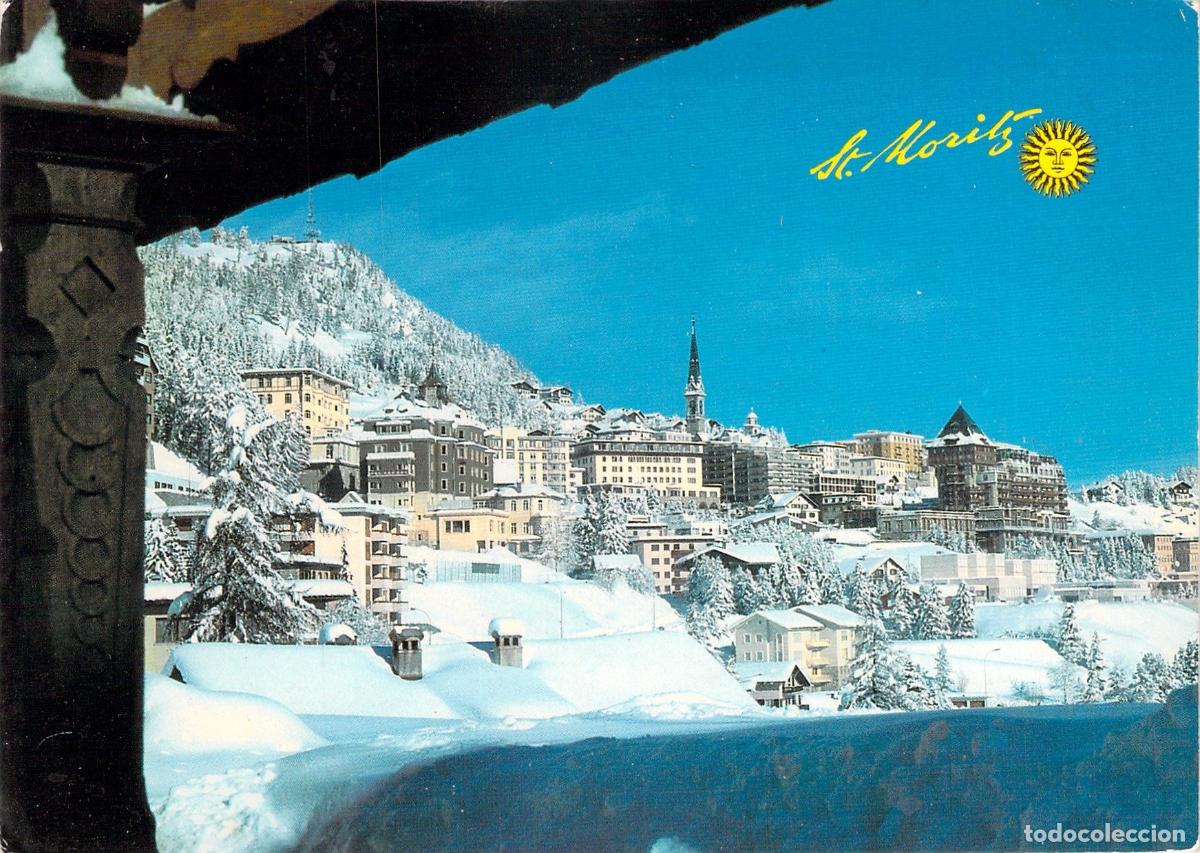 Postales: Postal de St. Moritz Suiza en Invierno Paisaje Nevado