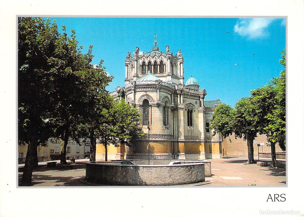 Postales: Tarjeta Postal de la Iglesia de Ars-sur-Formans, Francia