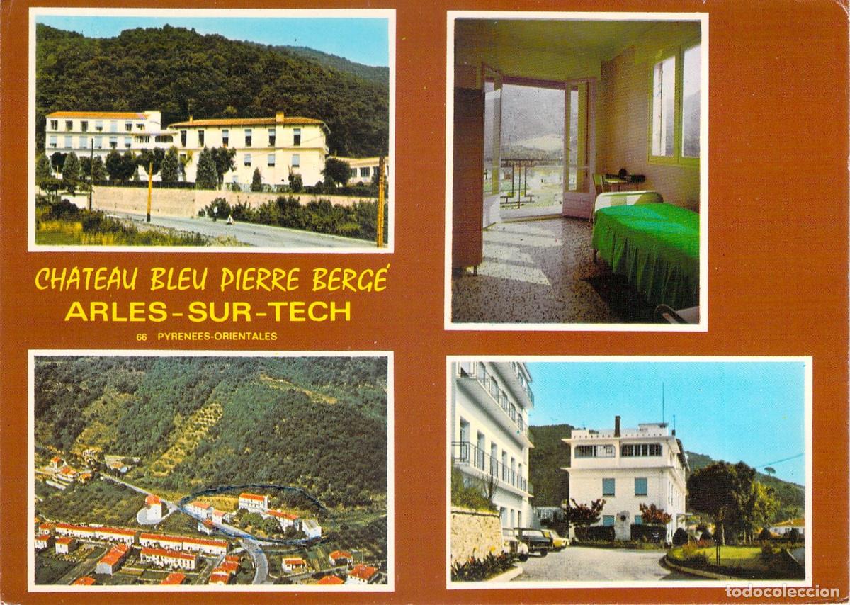 Cartoline: Postal Chateau Bleu Pierre Berg&eacute; en Arles-sur-Tech
