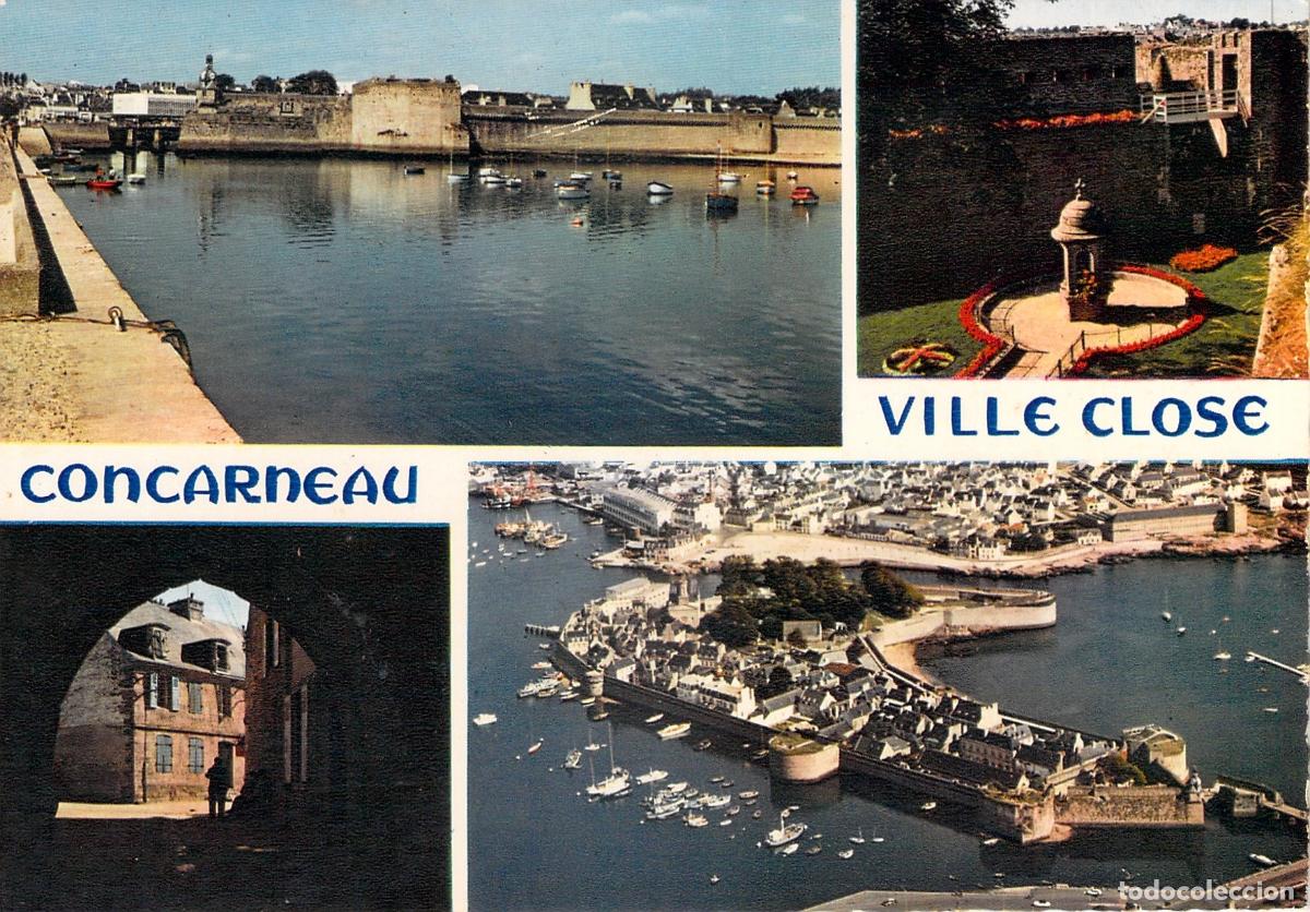 Postais: Postal de Concarneau, La Ville Close, Breta&ntilde;a, Francia