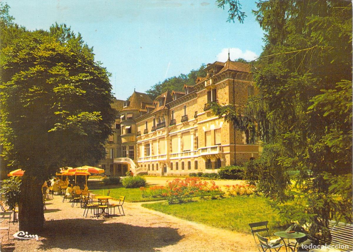 Postkarten: Postal Evaux-les-Bains Le Grand H&ocirc;tel y Establecimiento Thermal