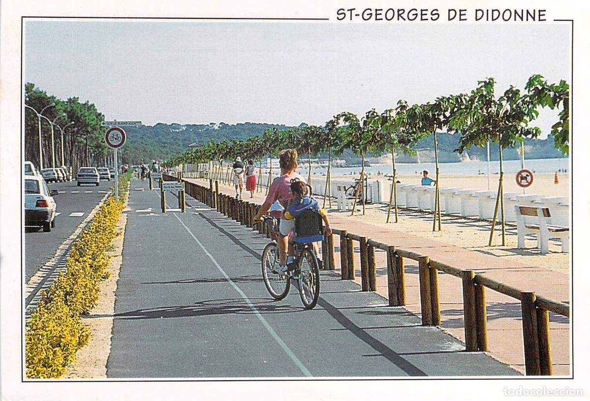 Postales: Postal de Saint-Georges-de-Didonne: Playa de Suzac y Carril Bici