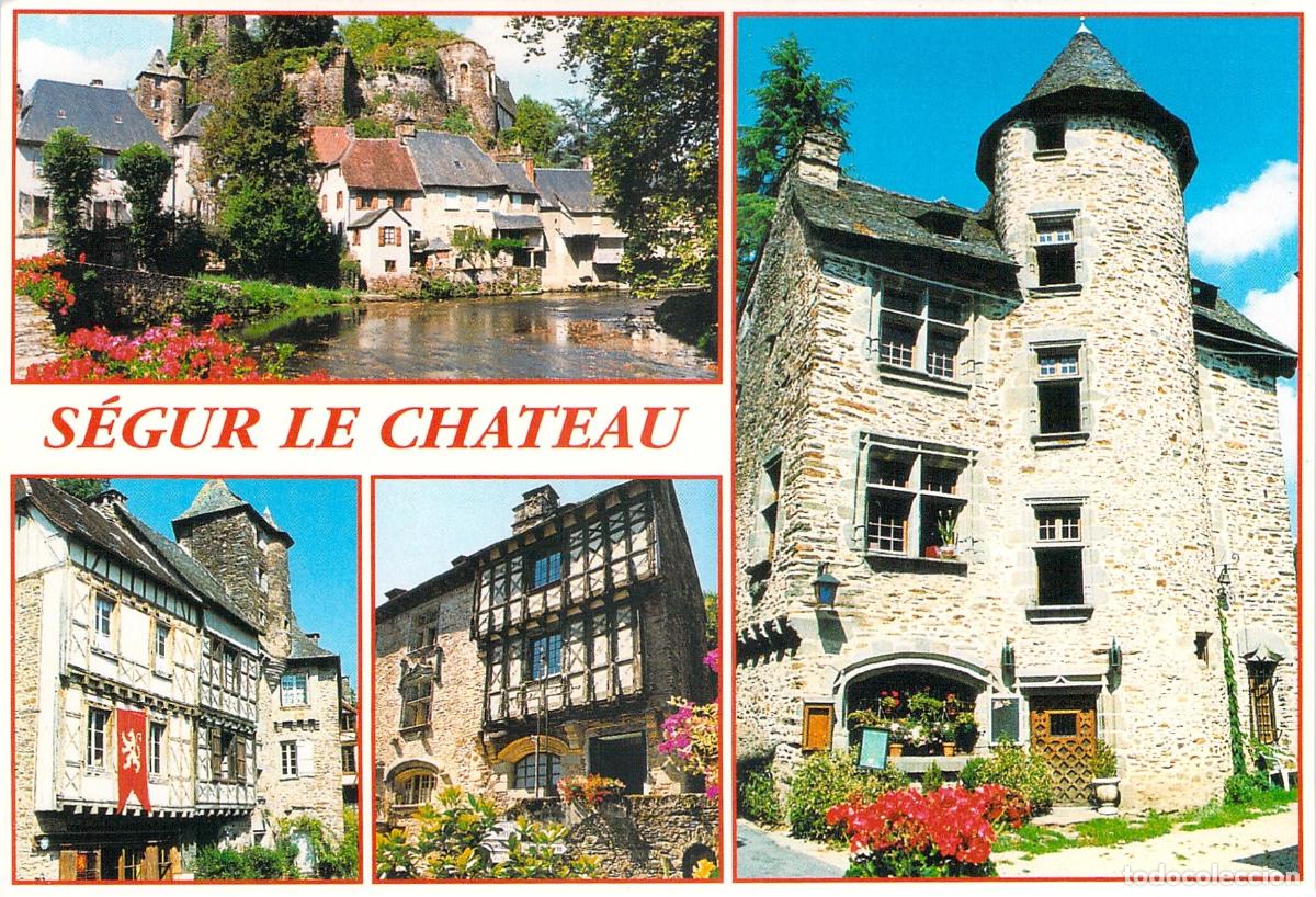 Postales: Postal S&eacute;gur-le-Ch&acirc;teau Corr&egrave;ze Pueblo Medieval Francia