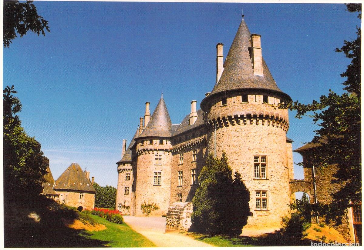Postales: Postal del Castillo de Pompadour en Corr&egrave;ze, Francia