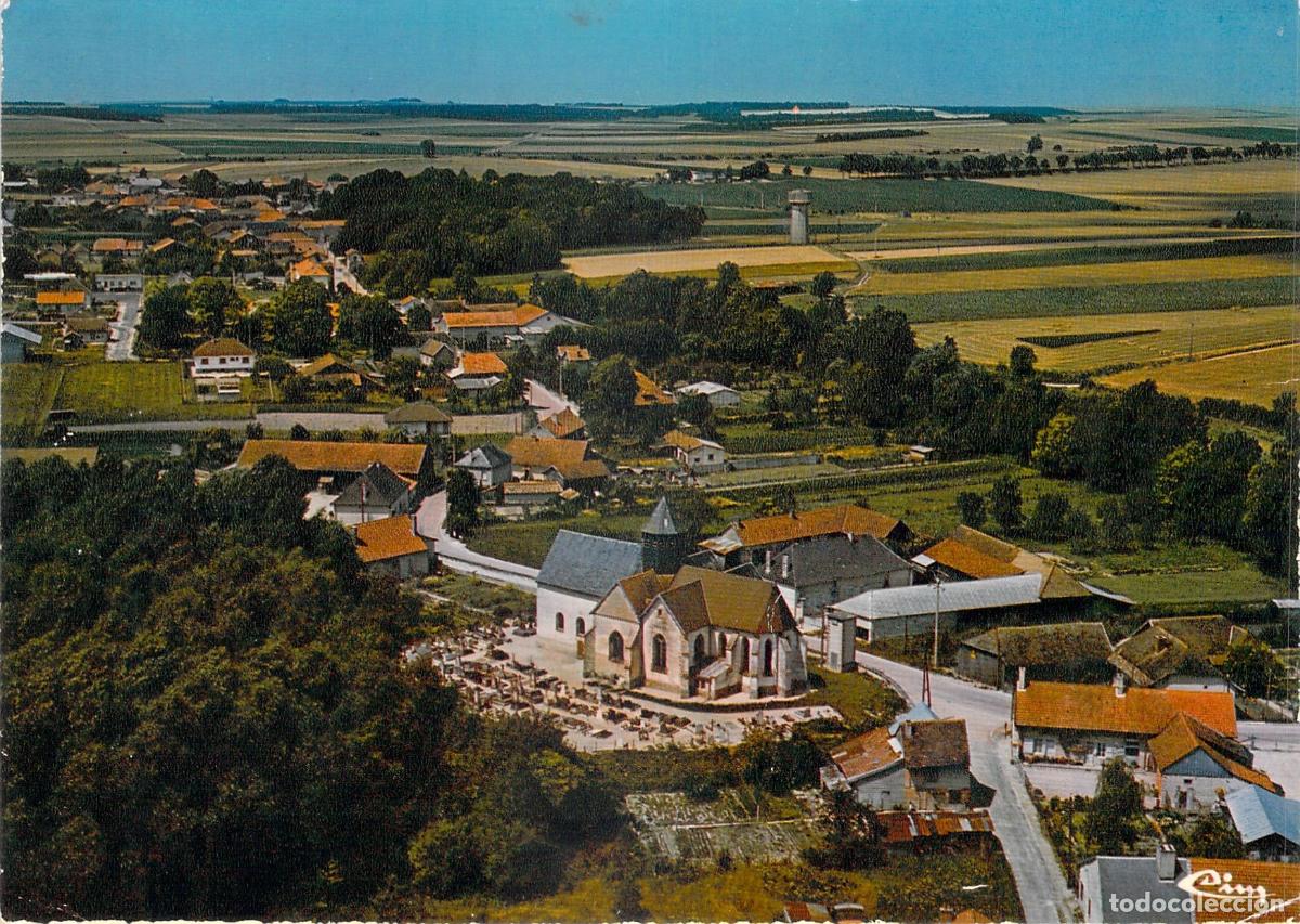 Postkarten: Postal de Vista A&eacute;rea de Mailly-le-Camp, Aube, Francia