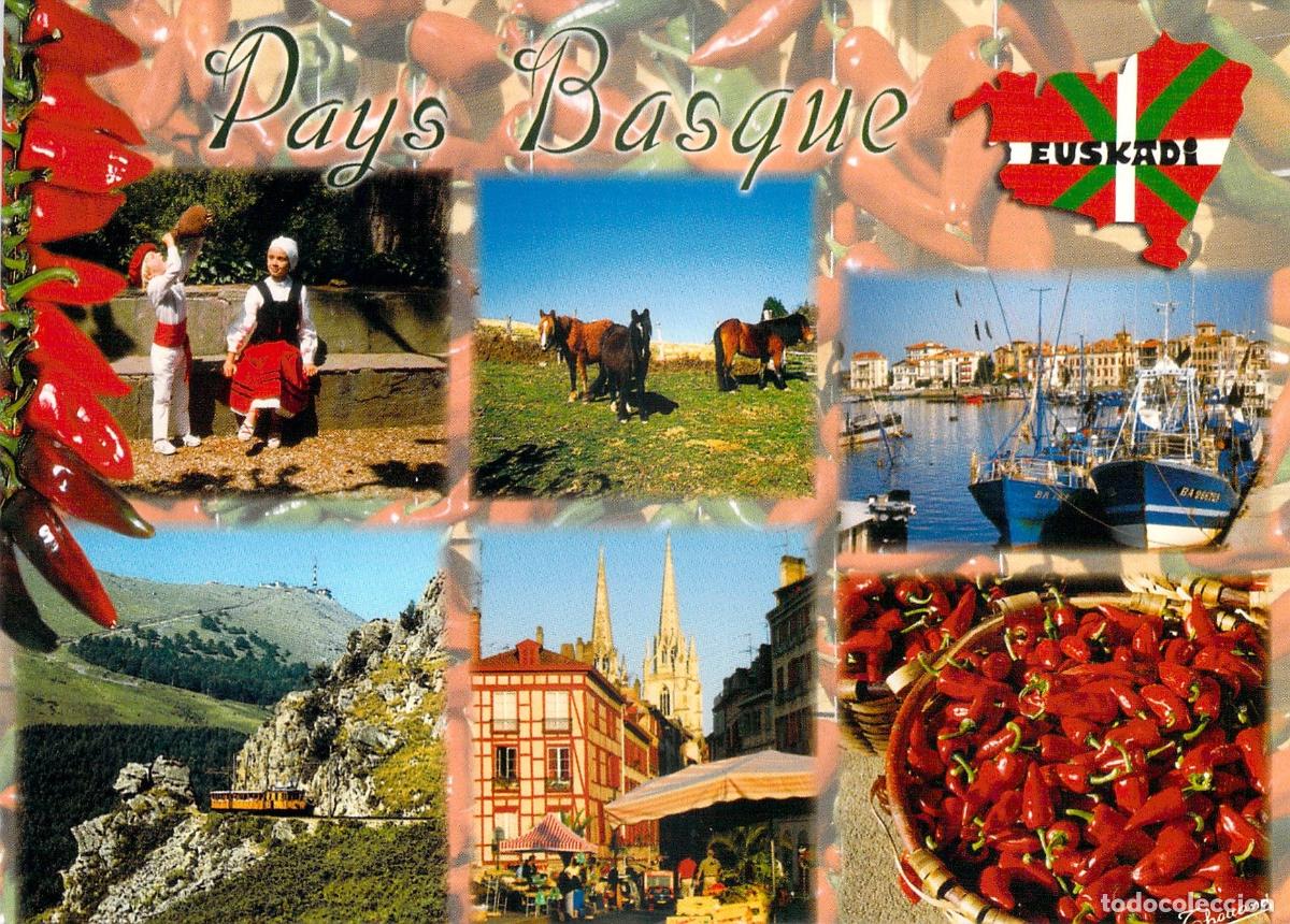 Postales: Postal Multivista del Pa&iacute;s Vasco Franc&eacute;s y Tradiciones