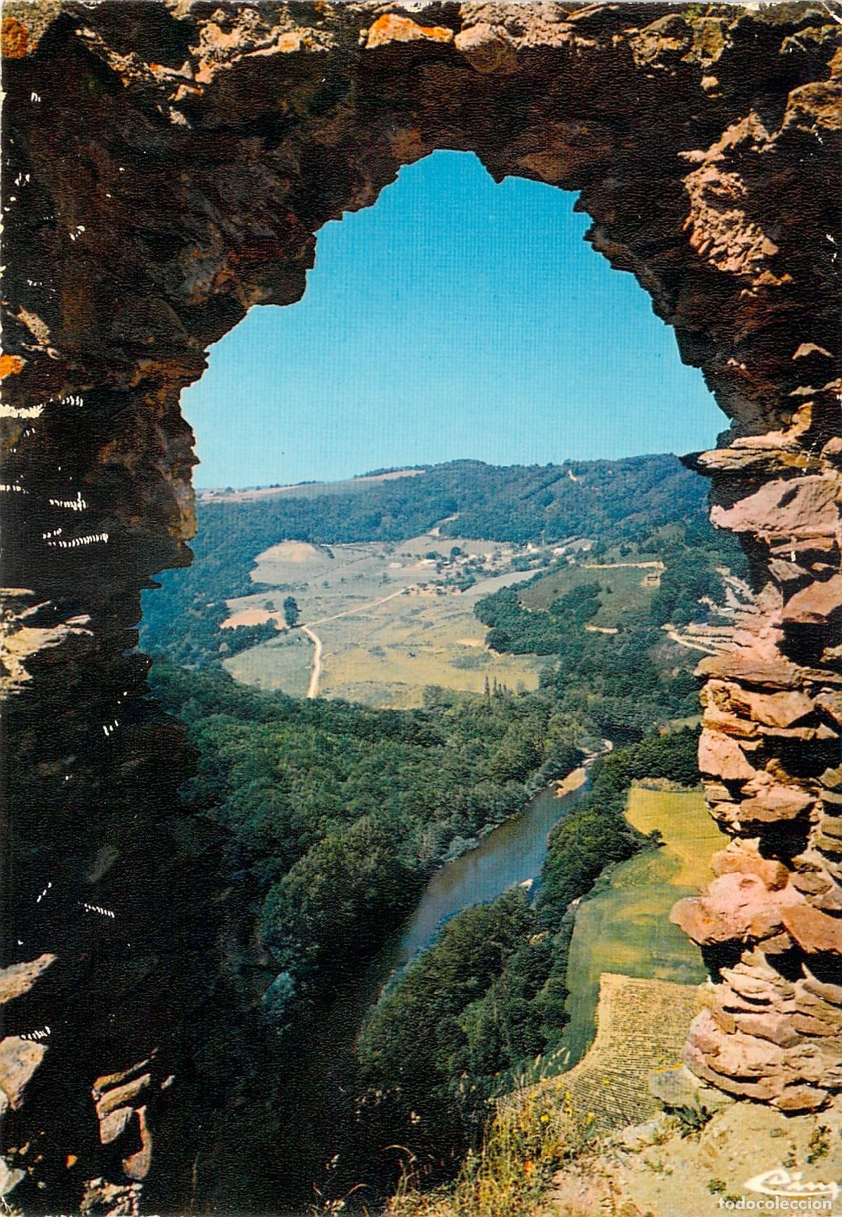 Postales: Postal Valle de la Sioule Vista desde Ch&acirc;teau Rocher
