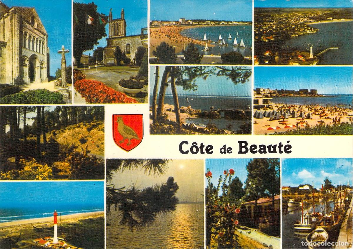 Postales: Postal Multivista de la C&ocirc;te de Beaut&eacute; Royan Francia