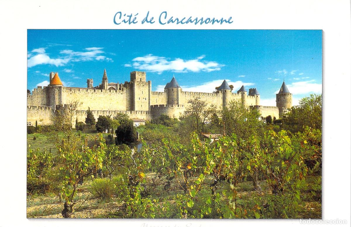 Postales: Postal de la Cit&eacute; de Carcassonne, Francia