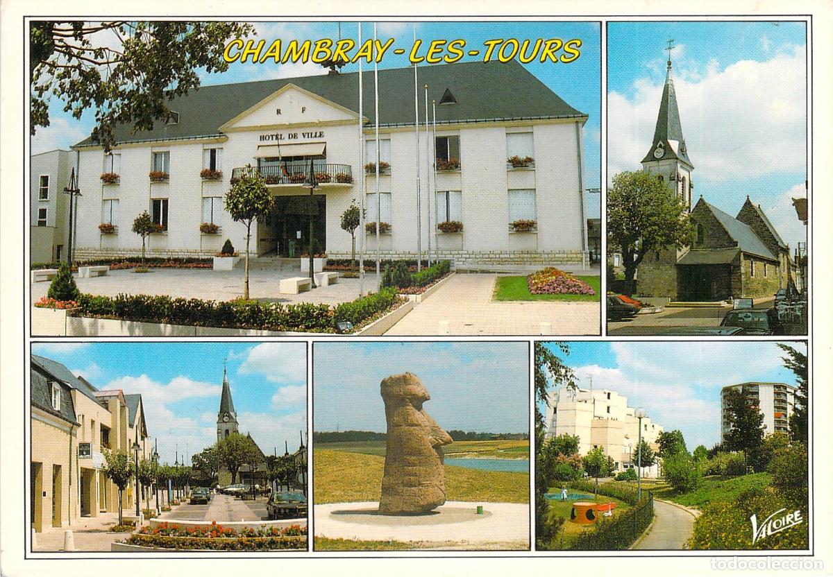 Postales: Postal de Chambray-les-Tours, Francia - Vistas de la Ciudad
