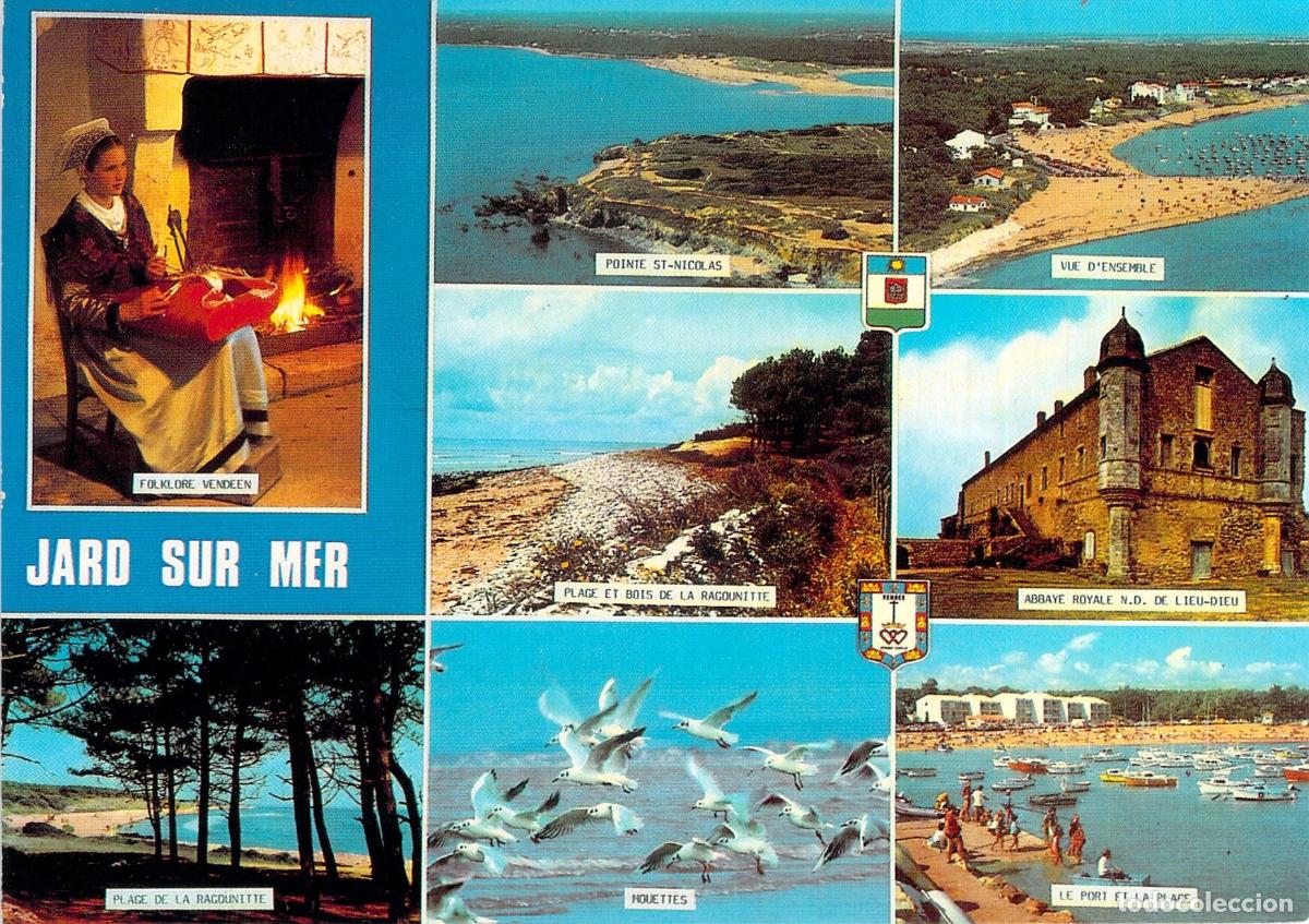 Postales: Postal Multivista de Jard-sur-Mer Vend&eacute;e Francia