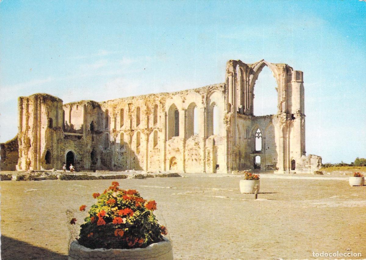 Postales: Postal Ruinas de la Abad&iacute;a de San Pedro en Maillezais Vend&eacute;e