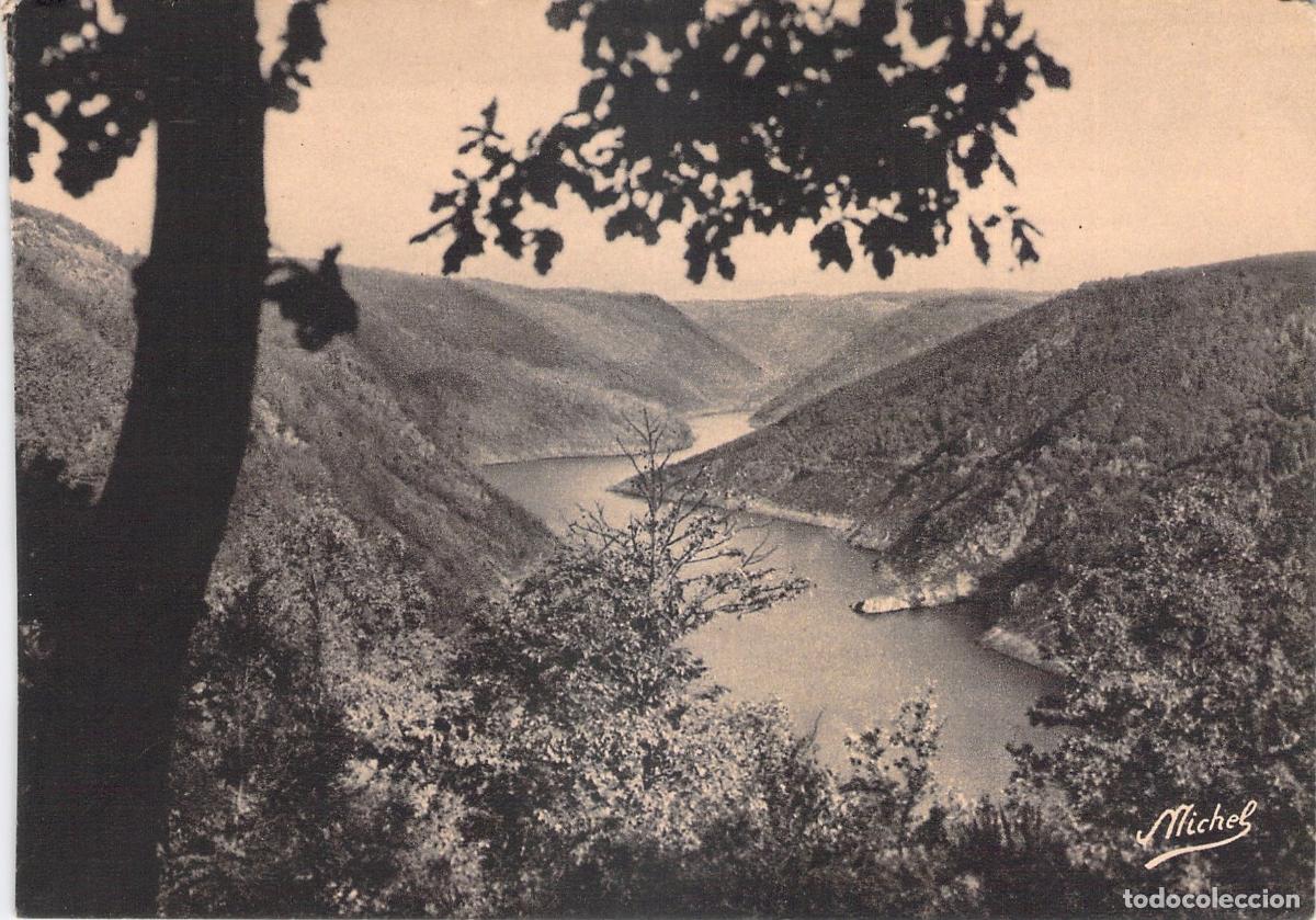 Postales: Postal Gorges de la Dordogne Chalvignac Cantal Francia Paisaje