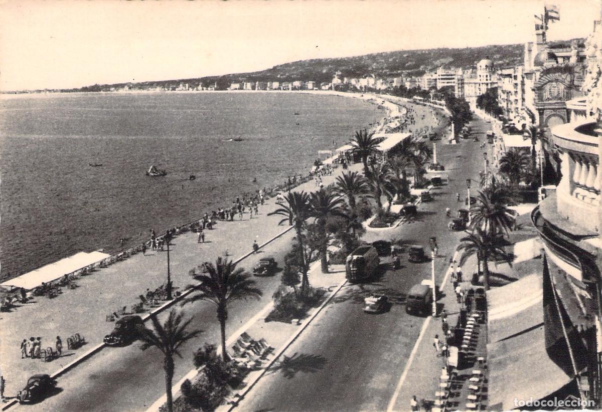 Postales: Postal de Nice - La Promenade des Anglais y Paseo Mar&iacute;timo, Francia