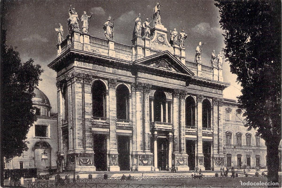 Postales: Postal de la Bas&iacute;lica de San Juan de Letr&aacute;n en Roma