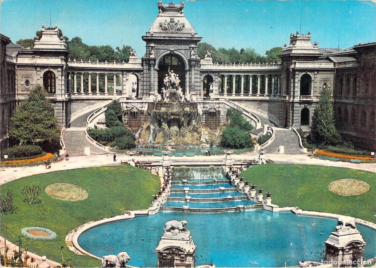 Postales: Postal de Marsella - Monumento del Palacio Longchamp