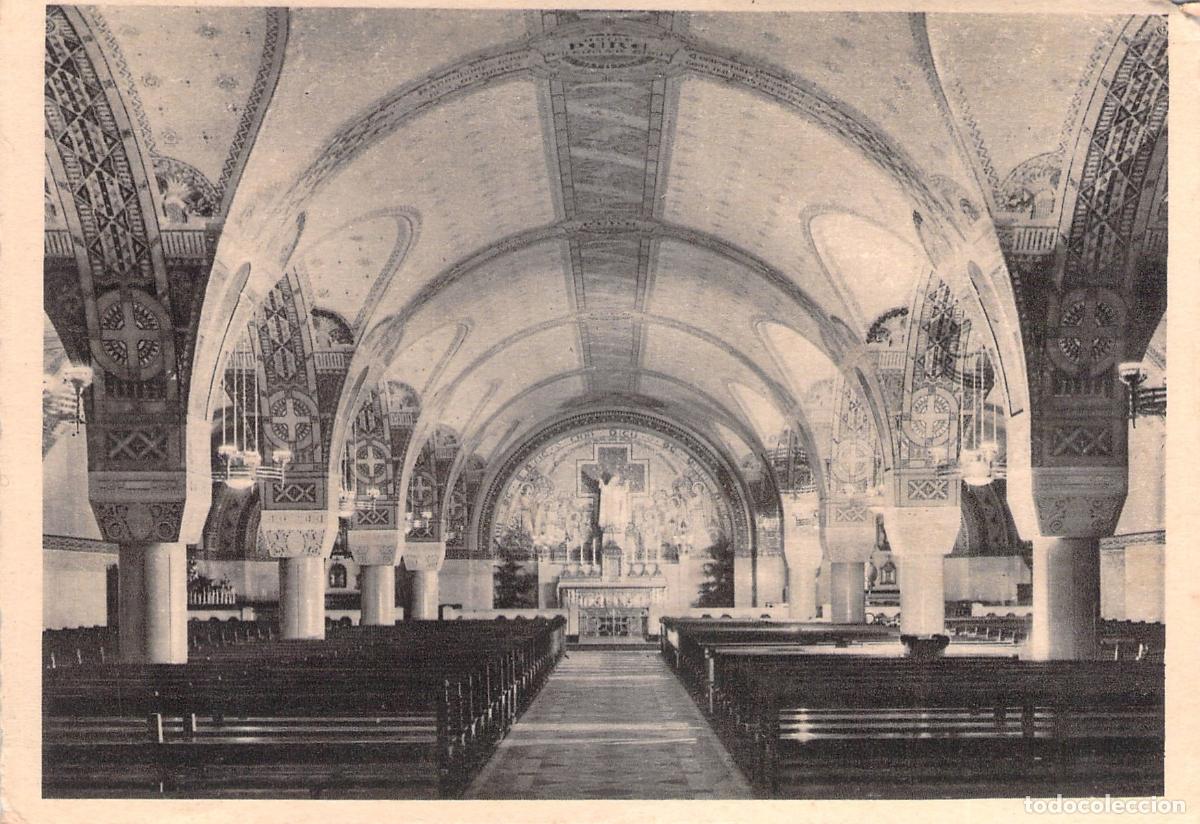 Postales: Postal de la Cripta de la Bas&iacute;lica de Lisieux, Francia
