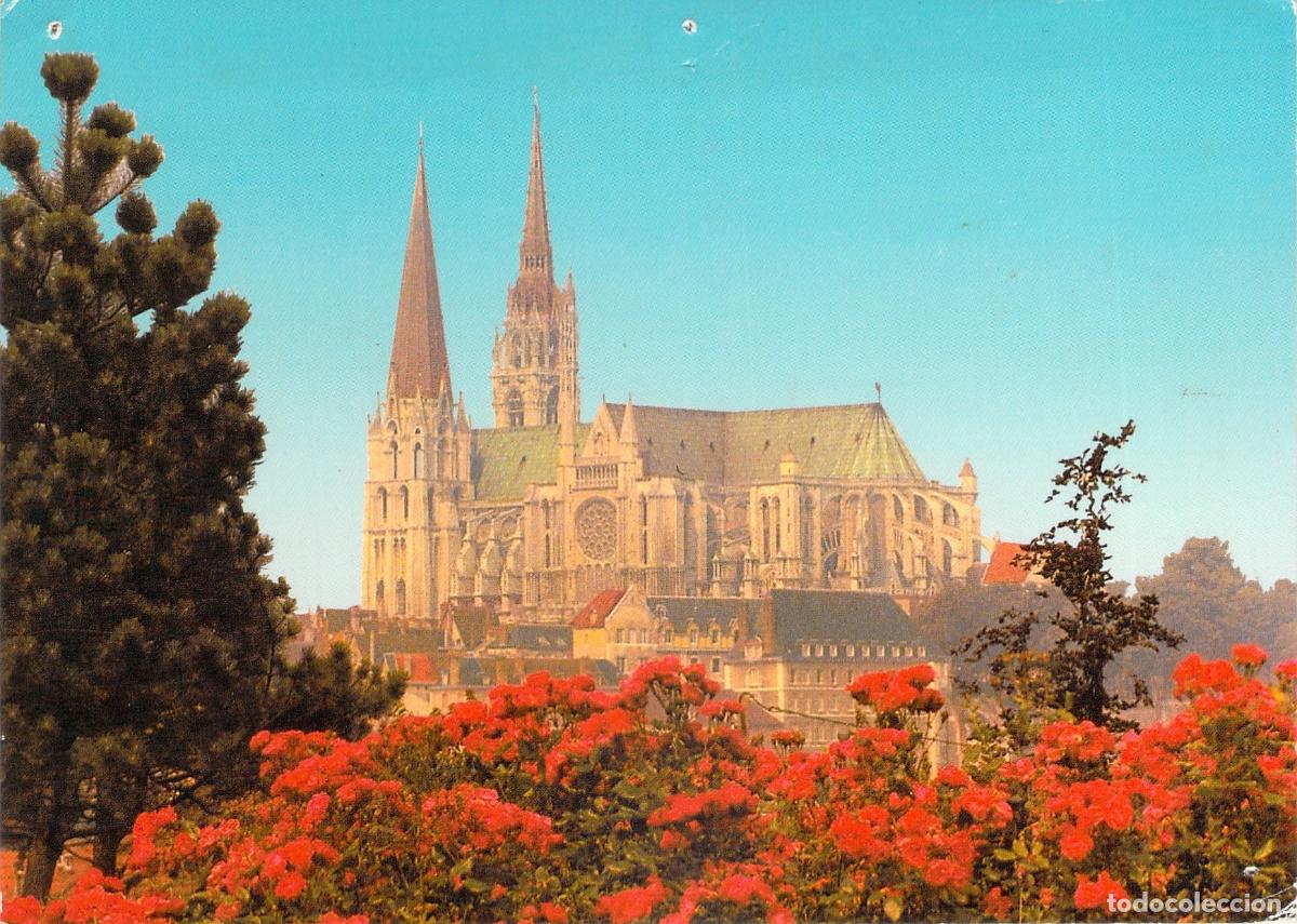 Postkarten: Postal Catedral de Chartres Vista Lado Sur Francia