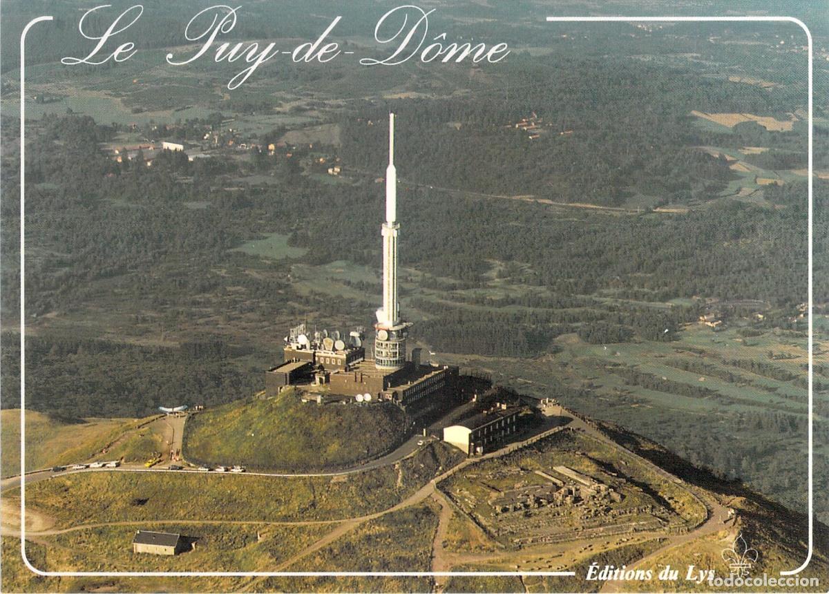 Postkarten: Postal de Vista A&eacute;rea del Puy-de-D&ocirc;me y Centro de Televisi&oacute;n