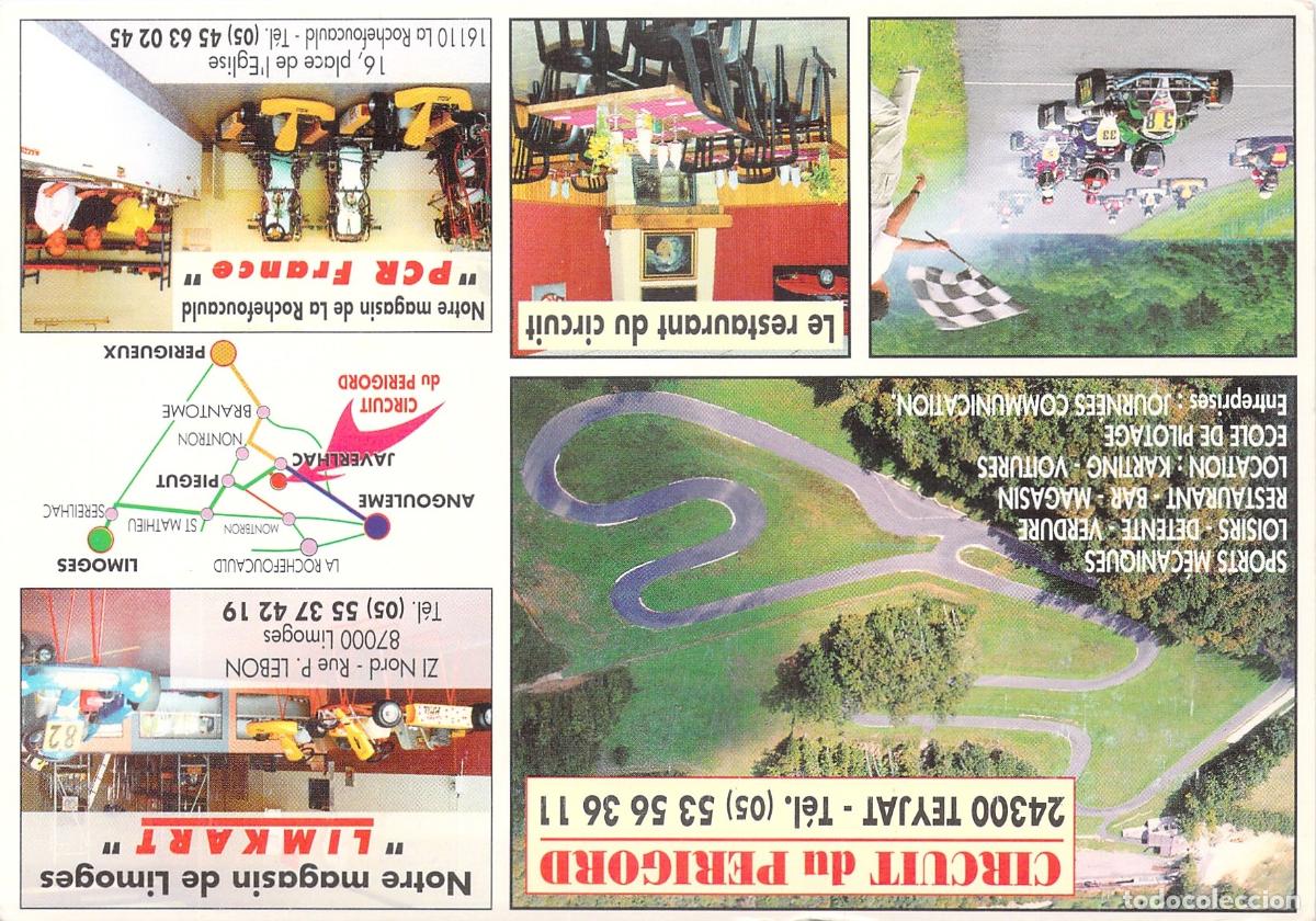 Cartes Postales: Postal Circuito de Karting de P&eacute;rigord Teyjat Francia