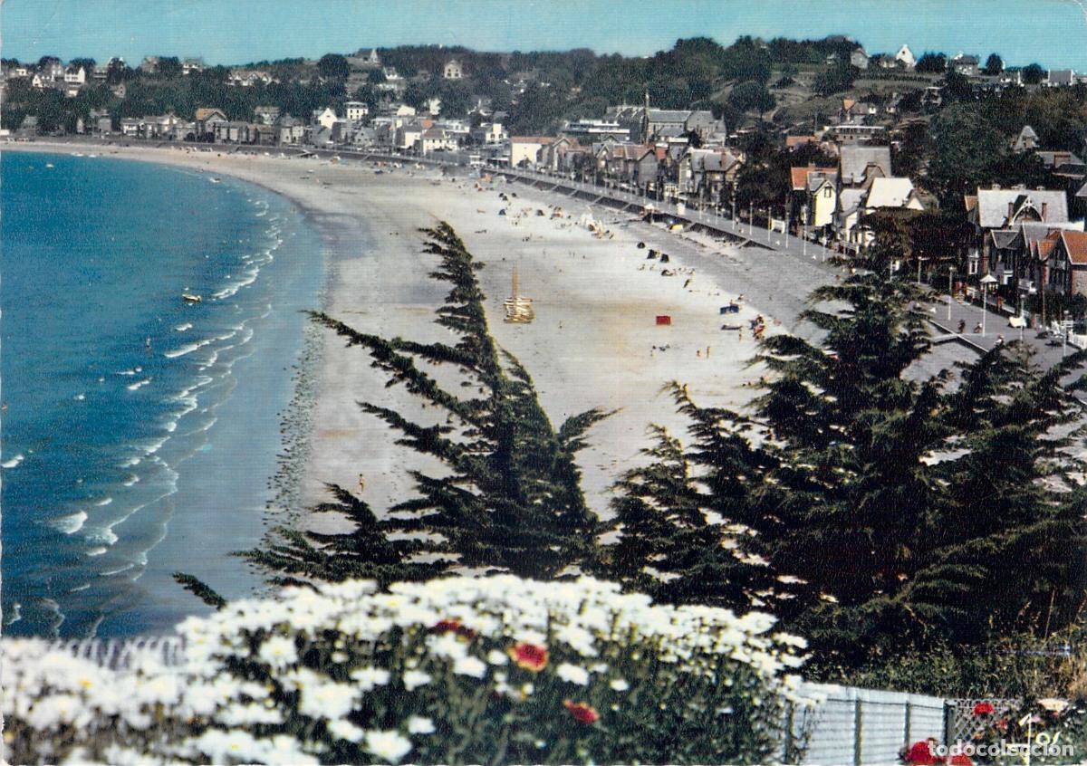 Postkarten: Postal de la Gran Playa de Le Val Andr&eacute;, Pl&eacute;neuf, Breta&ntilde;a
