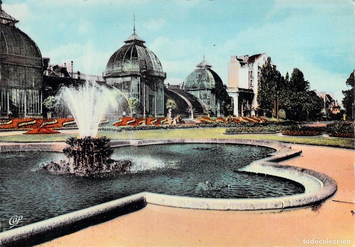 Cartoline: Postal de Rennes Jard&iacute;n del Thabor e Invernaderos Francia