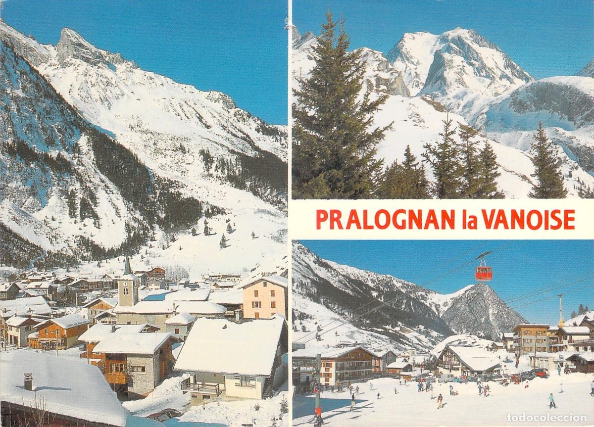 Cartoline: Postal Multi-vista de Pralognan-la-Vanoise Saboya Alpes Franceses