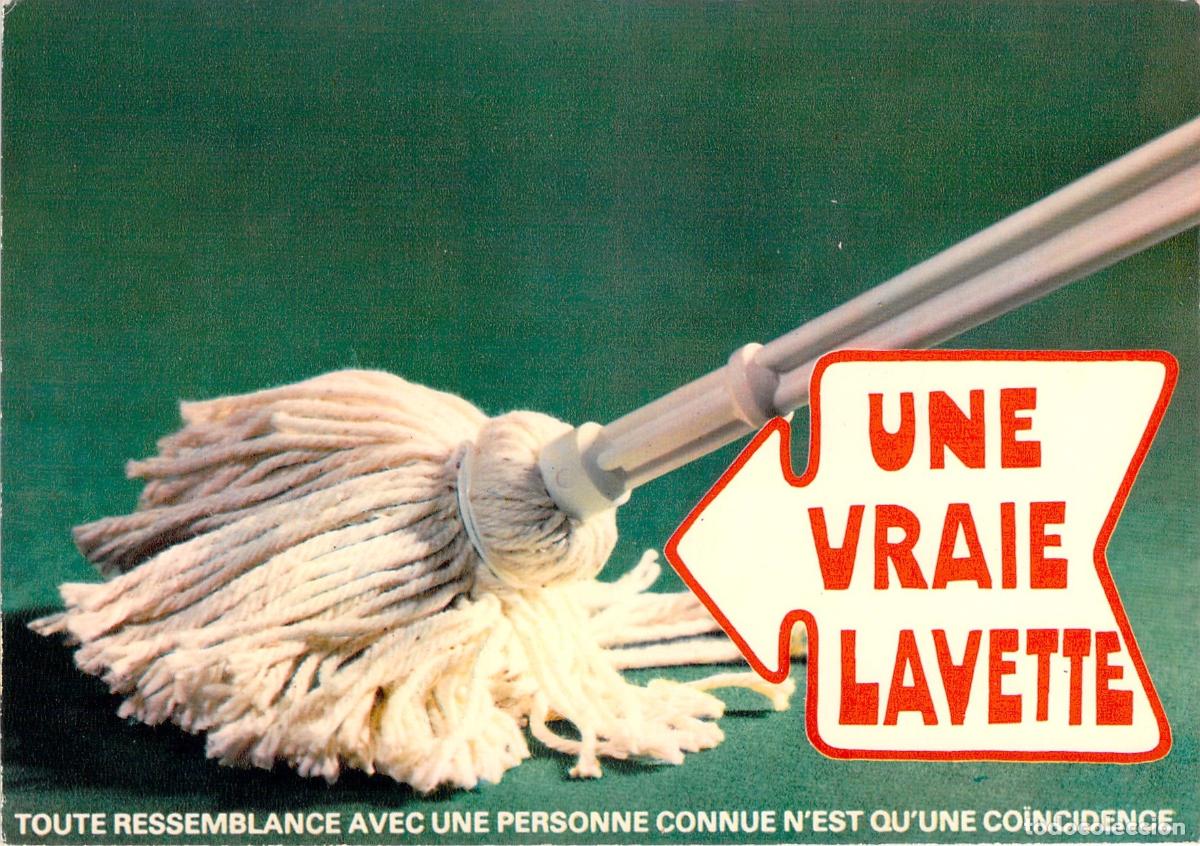 Cartoline: Postal Humor&iacute;stica Francesa Une Vraie Lavette CIM