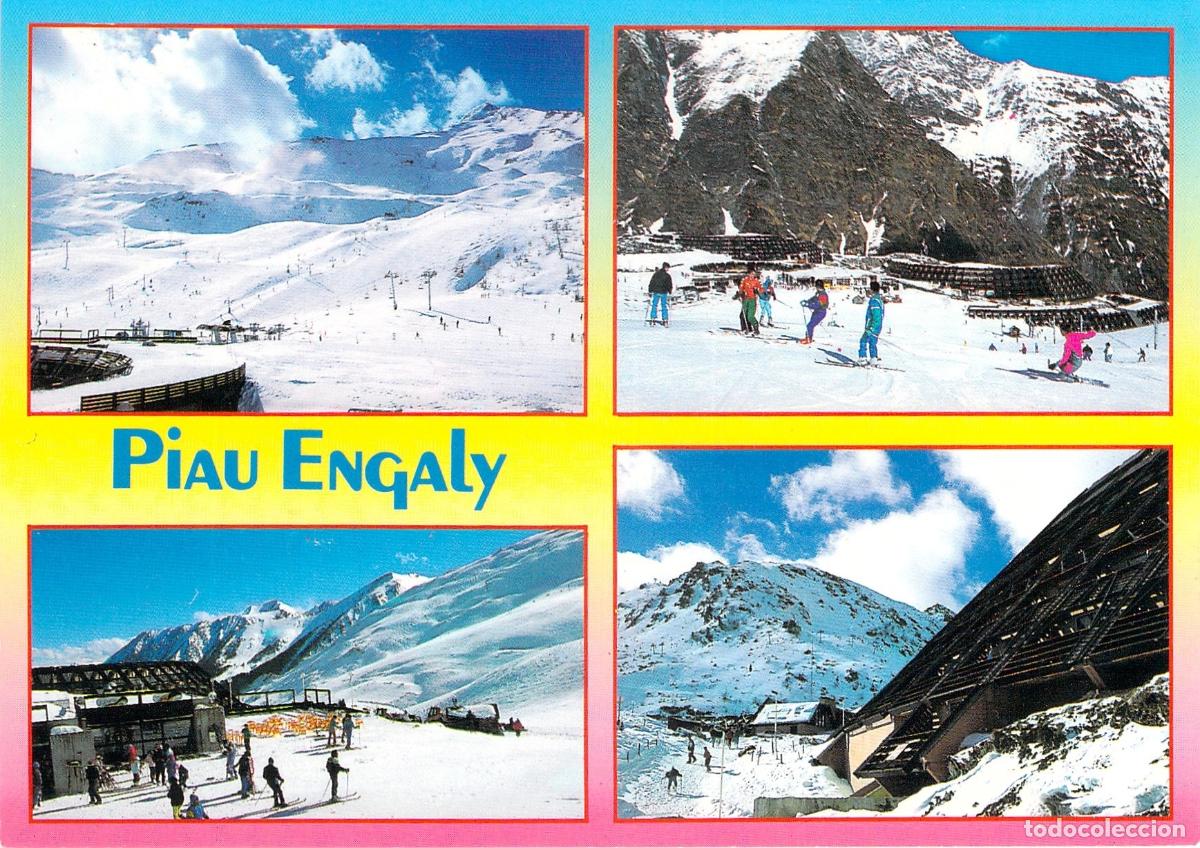 Postales: Postal de la Estaci&oacute;n de Esqu&iacute; Piau Engaly en los Pirineos