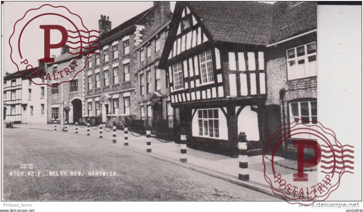 Cartes Postales: NTCH. 42.F WELSH ROW. NANTWICH