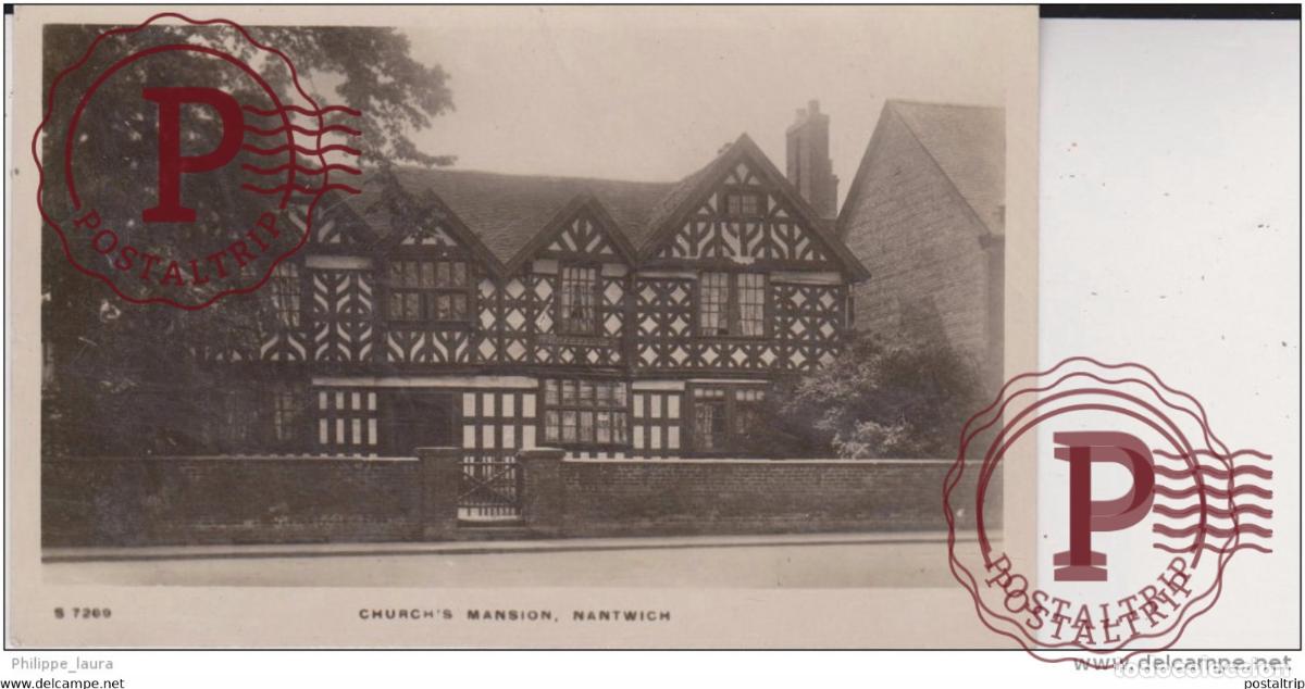 Postales: Churchs Mansion, Nantwich