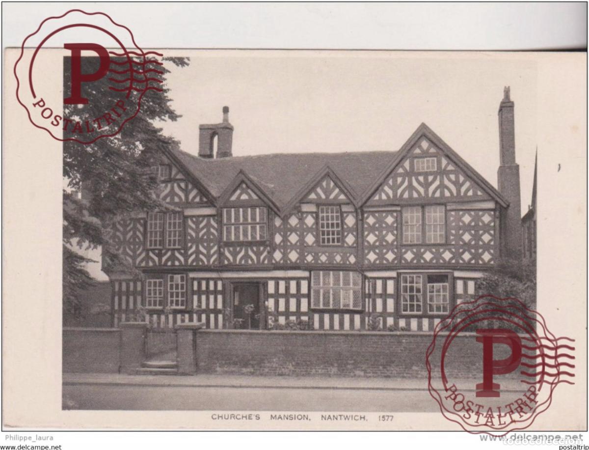 Postales: Churchs Mansion, Nantwich