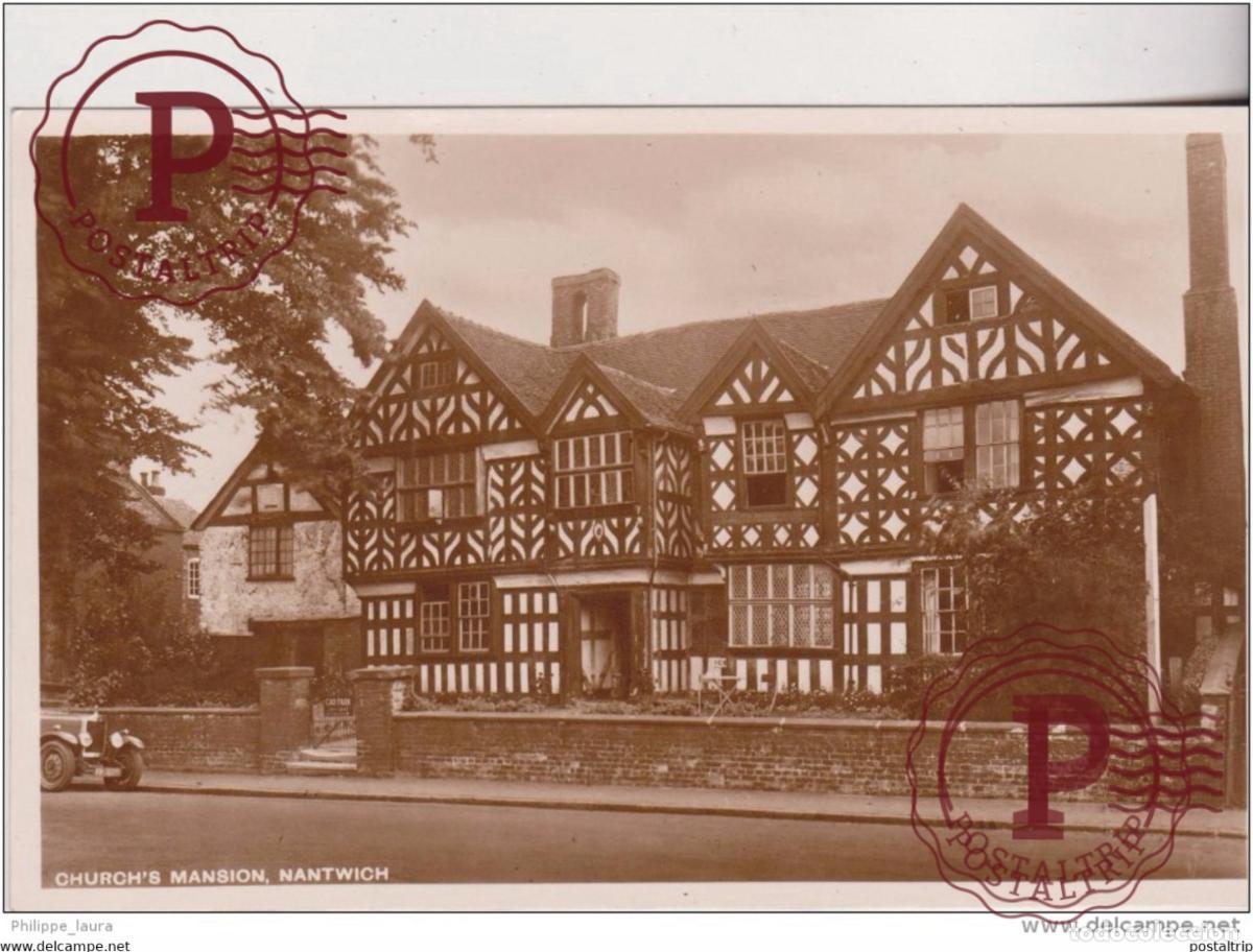 Postales: Churchs Mansion, Nantwich