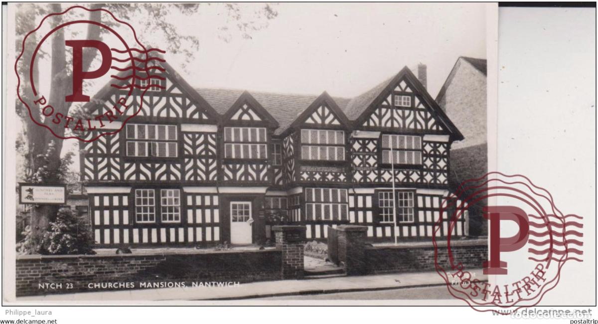 Postales: Churches Mansion Nantwich