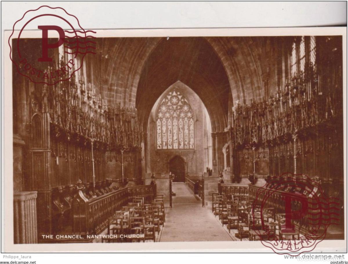 Postales: THE CHANCEL, NANTWICH CHURCH