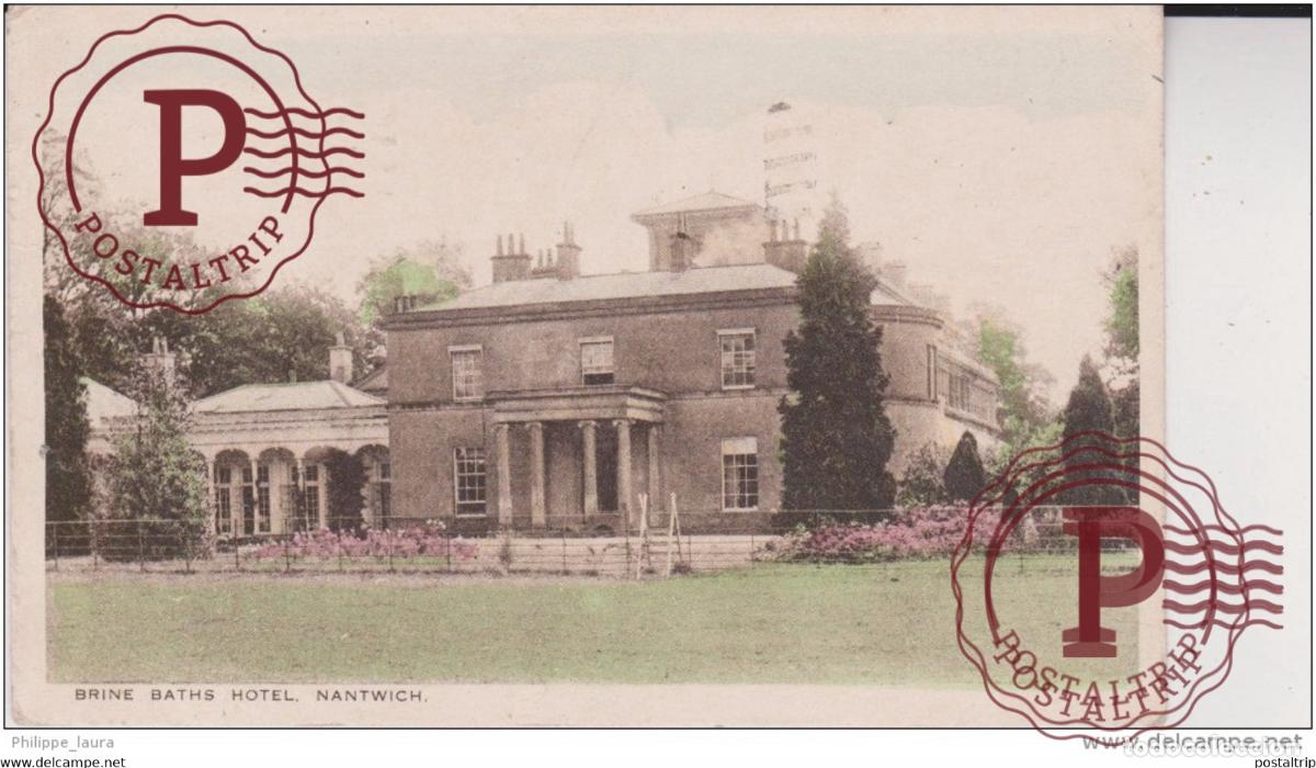 Postales: Brine Baths Hotel, Nantwich,