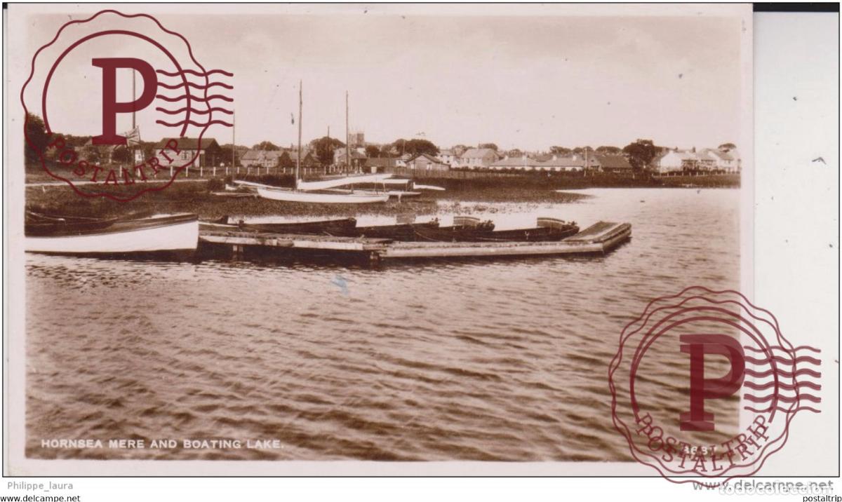 Postales: HORNSEA - MERE AND THE BOATING LAKE