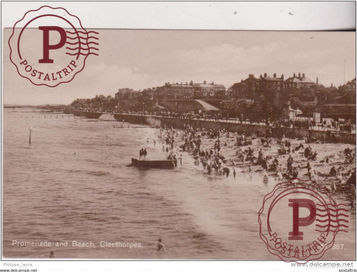 Cartoline: PROMENADE AND BEACH, CLEETHORPES