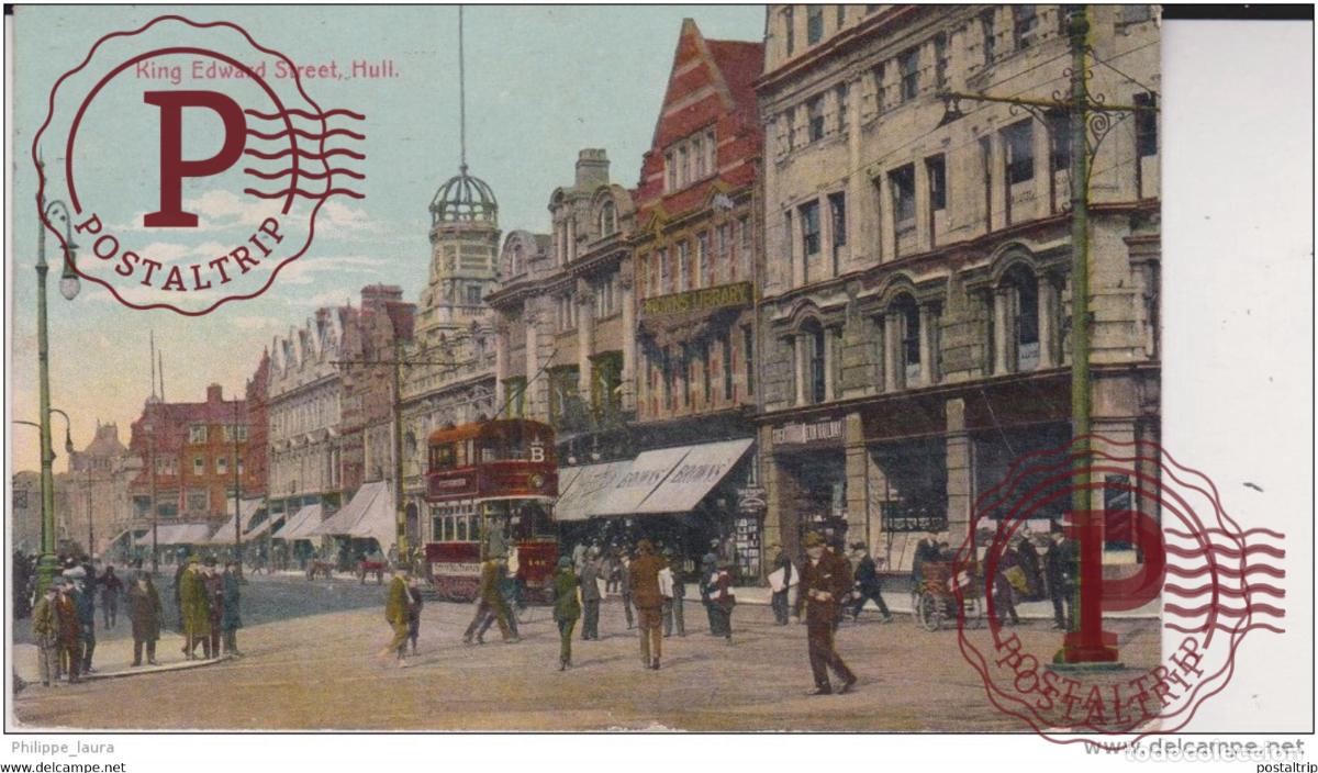 Cartoline: HULL King Edward Street