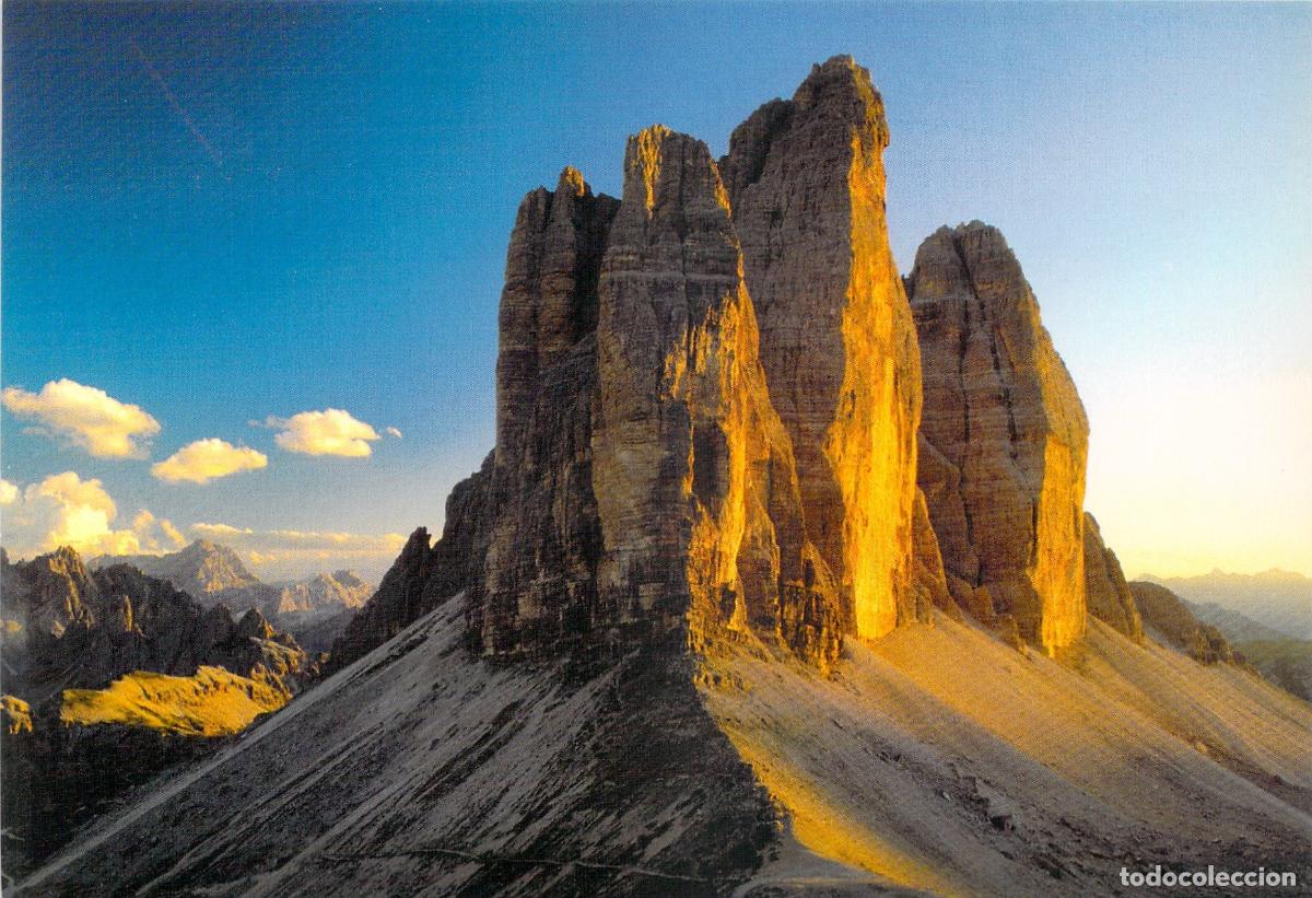 Cartes Postales: Postal de las Tres Cimas de Lavaredo Dolomitas Italia Sesto