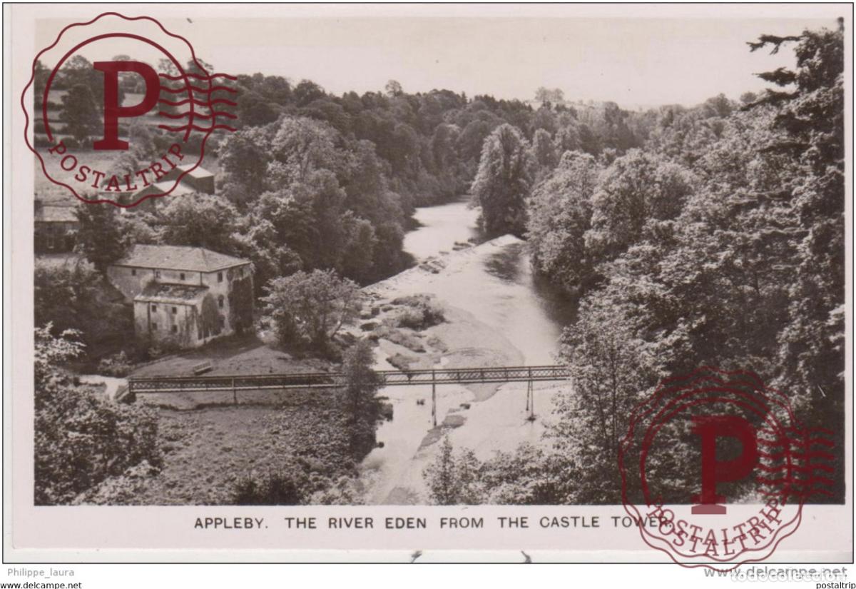 Cartes Postales: Appleby The River Eden from the Castle Tower